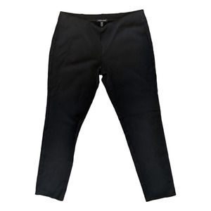 Eileen Fisher Petite Viscose Jersey Ankle Leggings Black Size Small